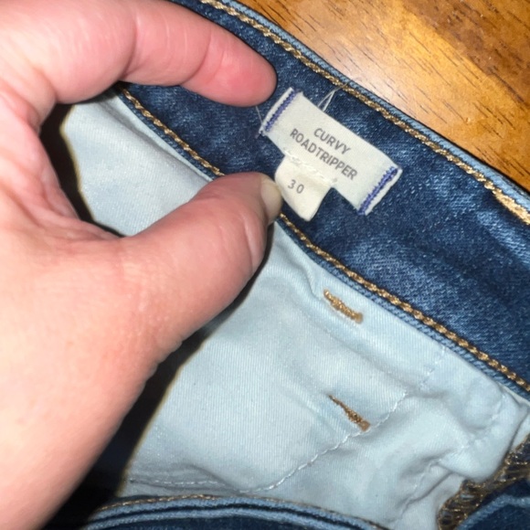 Madewell curvy road tripper high rise straight jeans size 30 - Picture 4 of 6